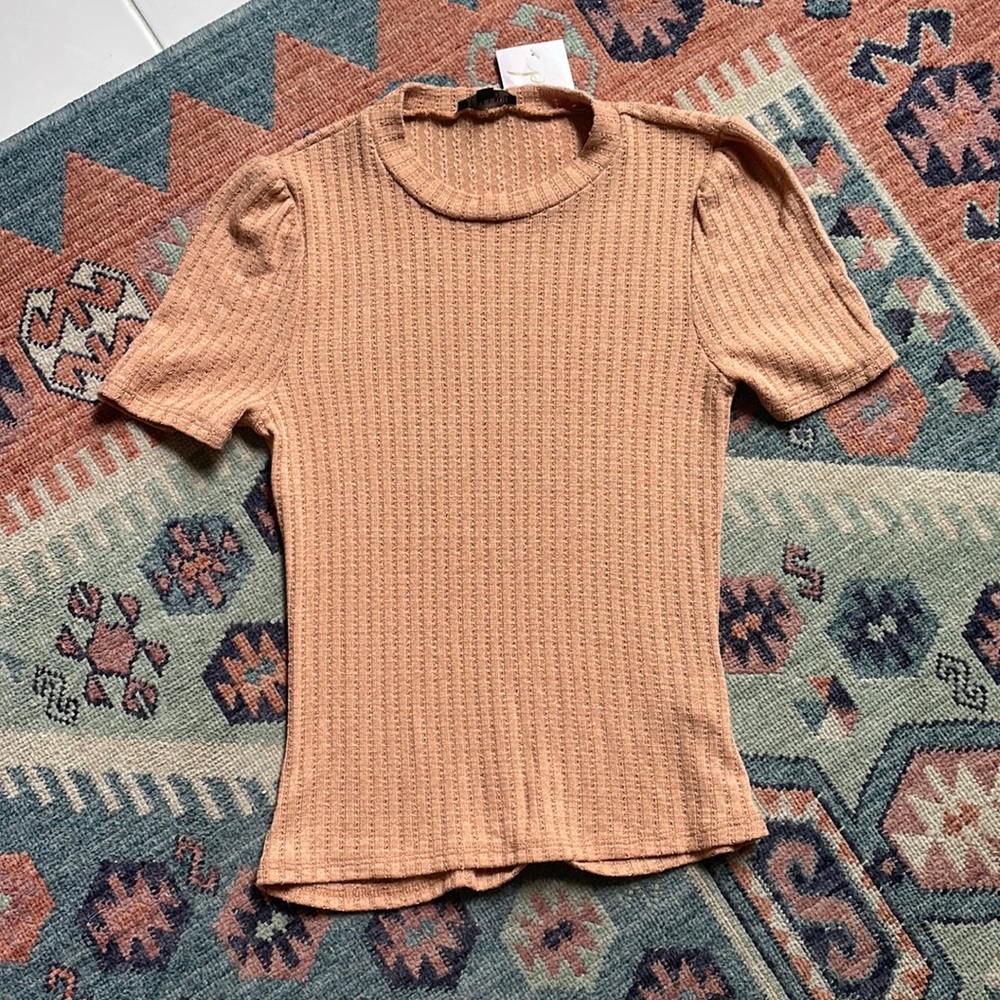 Nude color top